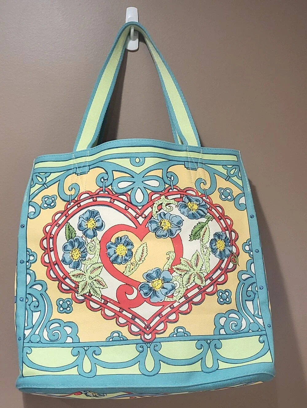 Brighton Tote Shoulder Bag “A Winters Love Note”